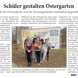 Esel und Hahn für den Ostergarten