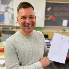 Marco Gellert zum Fachoberlehrer ernannt Marco Gellert zum Fachoberlehrer ernannt